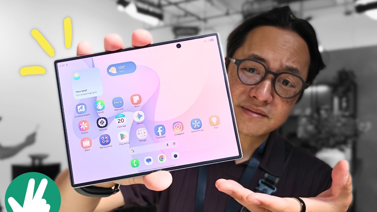 Первый взгляд на Samsung Galaxy Z Fold8: широкий формат и новый способ складывания