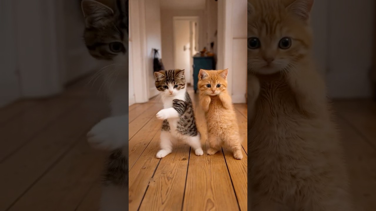 AI Cats Dancing to Trending Song (Cute Ginger & Tabby Edit) 😹✨