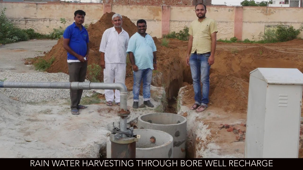 Rainwater harvesting through bore well recharge - a rural innovation Ph 9986840730