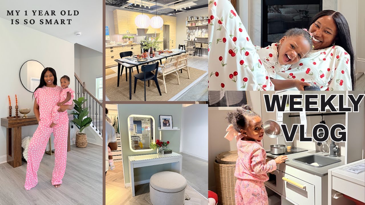 LIFE LATELY : My 1 Year Old is So SMART ; IKEA Home Shopping + Cooking Vlog