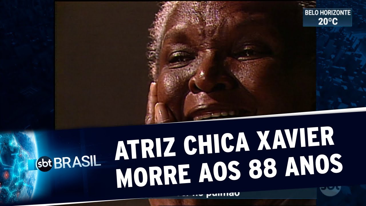 Morre a atriz Chica Xavier aos 88 anos | SBT Brasil (08/08/20)