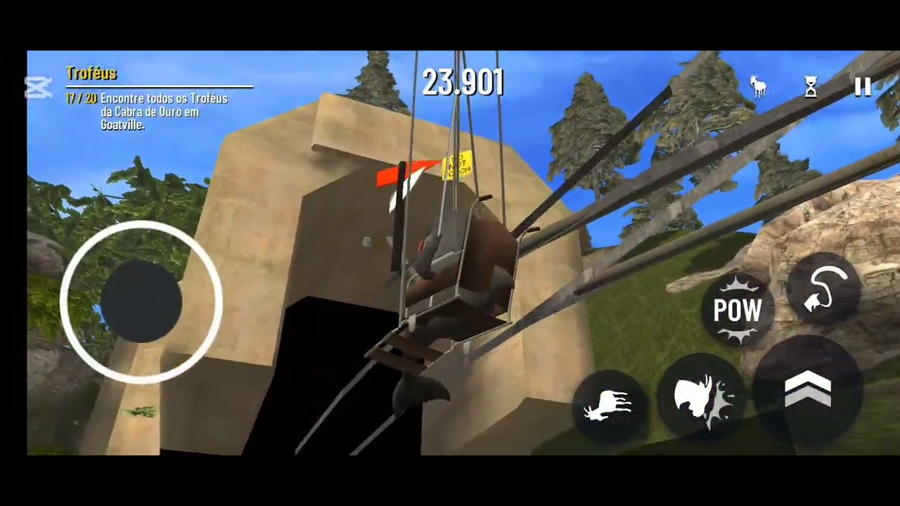 Como ir no lugar secreto de goat simulator