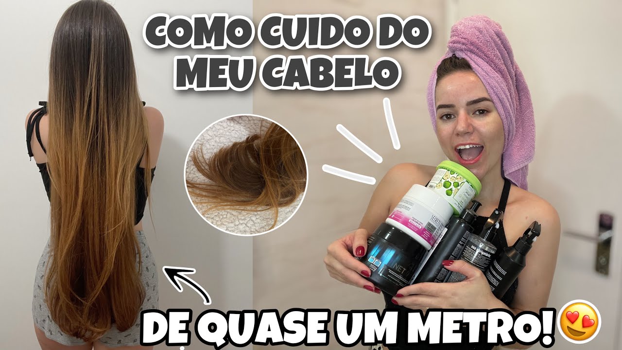 O QUE FAÇO PRO MEU CABELO CRESCER TANTO + ROTINA COMPLETA DE CUIDADOS🤩