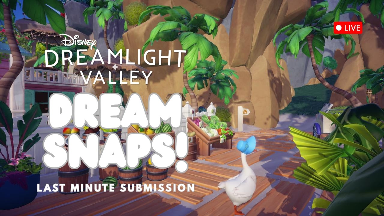 Finishing Up my Costal Town for my DreamSnap Submission!  | Dreamlight Valley