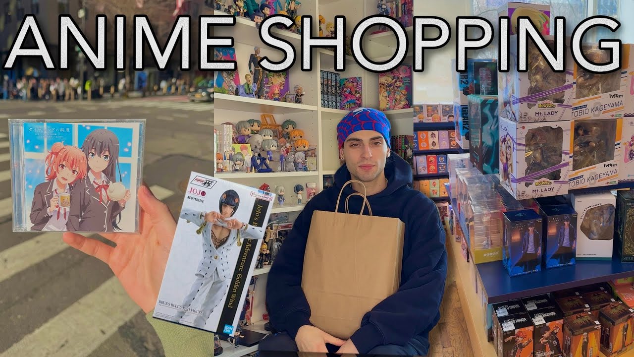 anime shopping: nyc, bookoff, japan unboxing haul