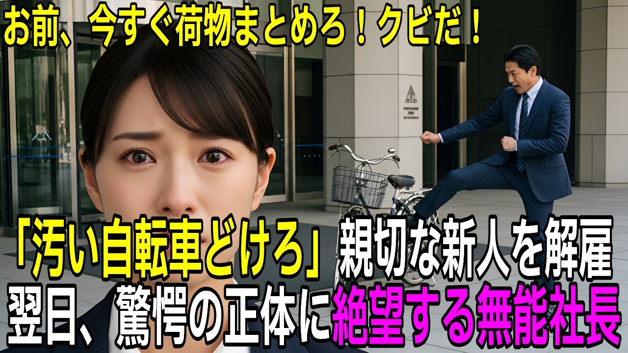 「大物とは知らず」誠実に対応した新人OLを解雇した無能社長。翌日、巨大地主の老人の逆鱗に触れ『全社屋の明け渡し』を命じられ崩壊へｗ【スカッと】【シニア】
