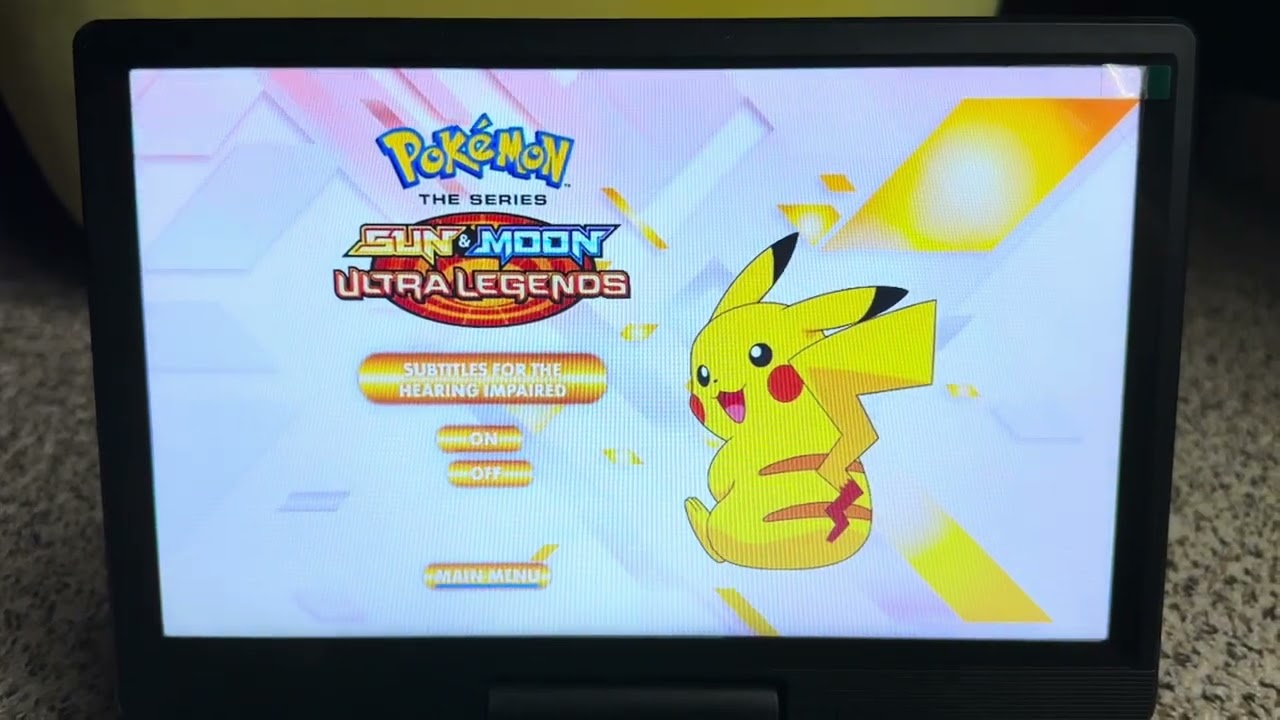 Pokémon Sun & Moon Ultra Legends The complete season DVD openings & menus 