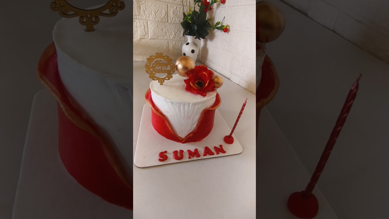 Black forest flavour birthday theme cake #dancehall #remix #cake #cakeseries #trendingcake