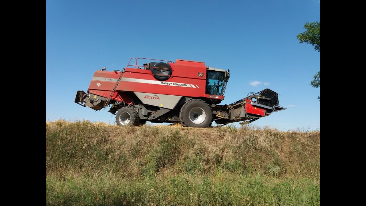 Kombájn bemutató Massey Ferguson Activa 7245