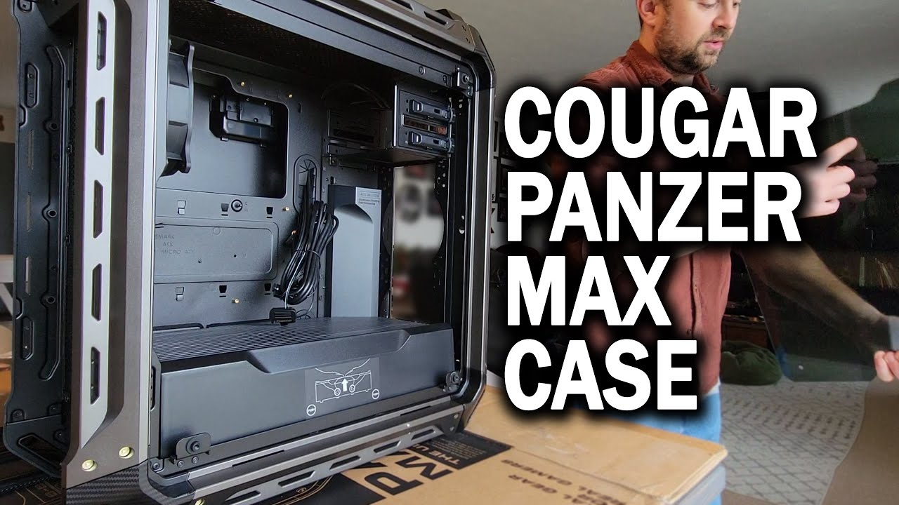Best Portable Computer Case?  Cougar Panzer Max | GameWithSki