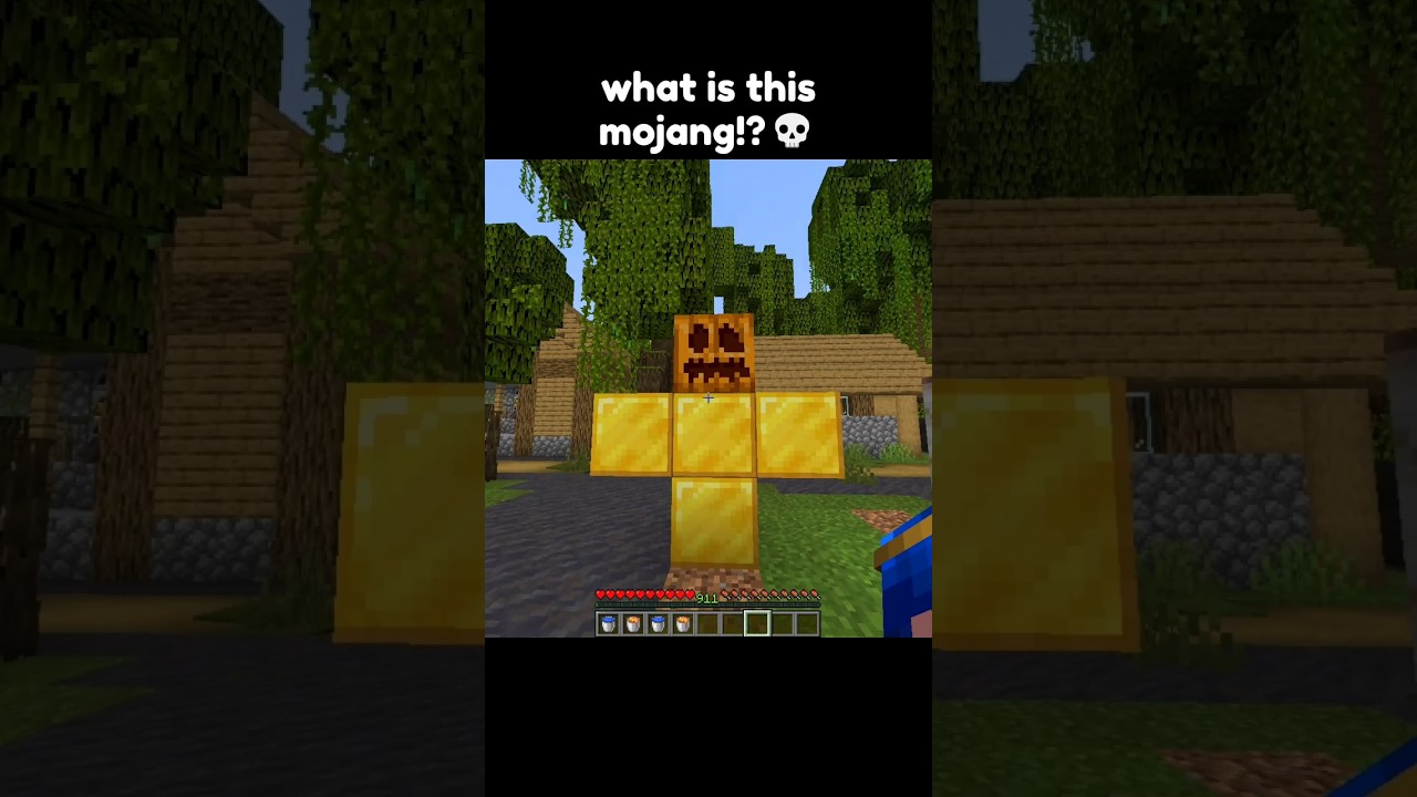 Minecraft Gold Golem #minecraft #shorts