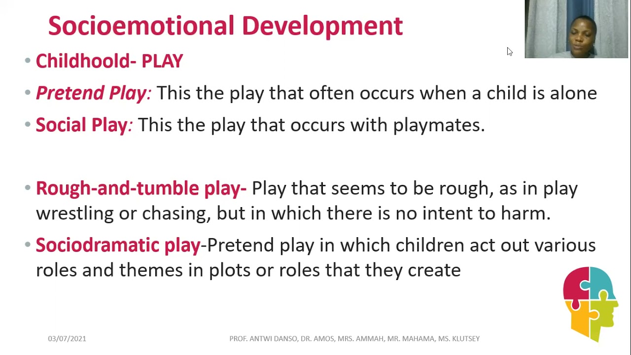 Socioemotional and Moral Development