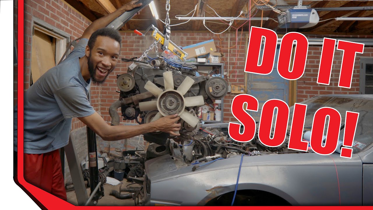 Pull An Engine Solo - Finally Pulling The Engine From The 300zx