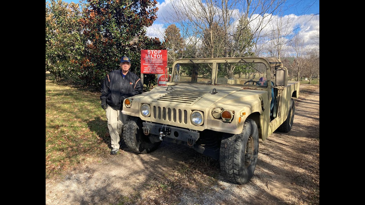 Touring the Tennessee countryside in a 1989 AM General Humvee