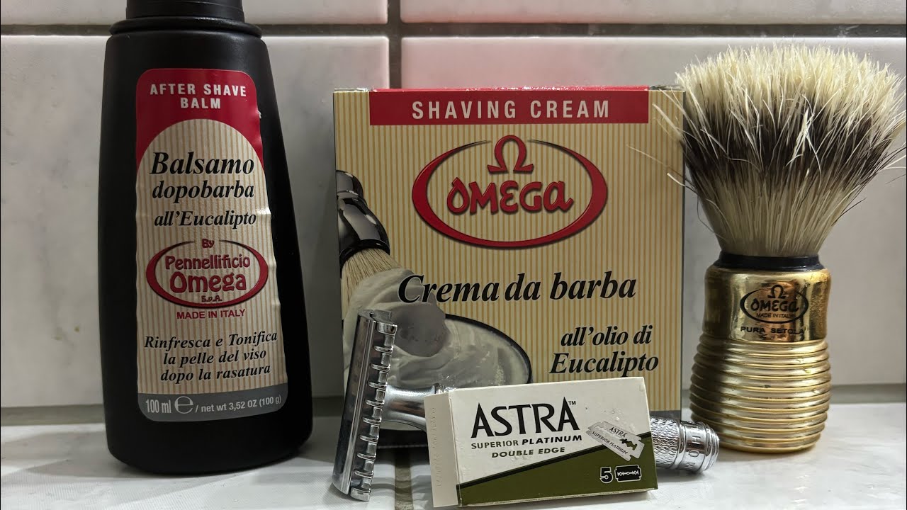 Yeni Omega tıraş sabunumu ve Omega After Shave balsamı kullandım. 5 günlük sakala da Mühle R41 ⚔️