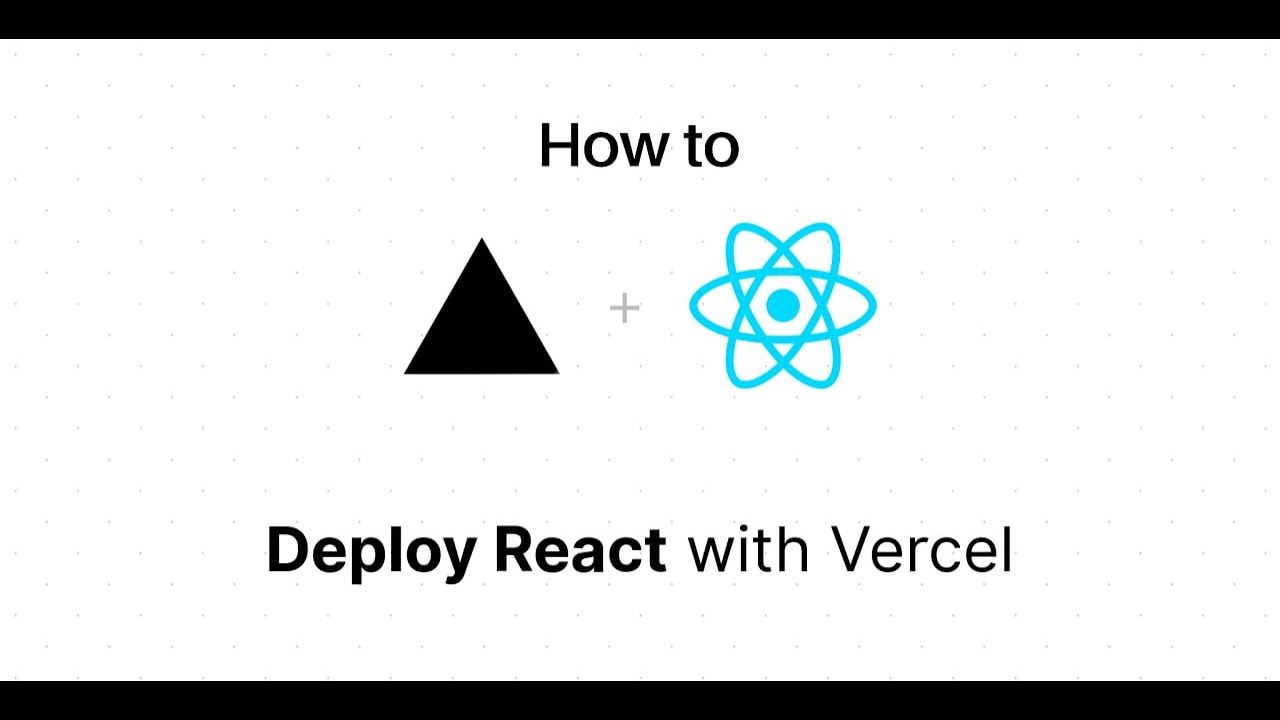 How to deploy React.js application in vercel.