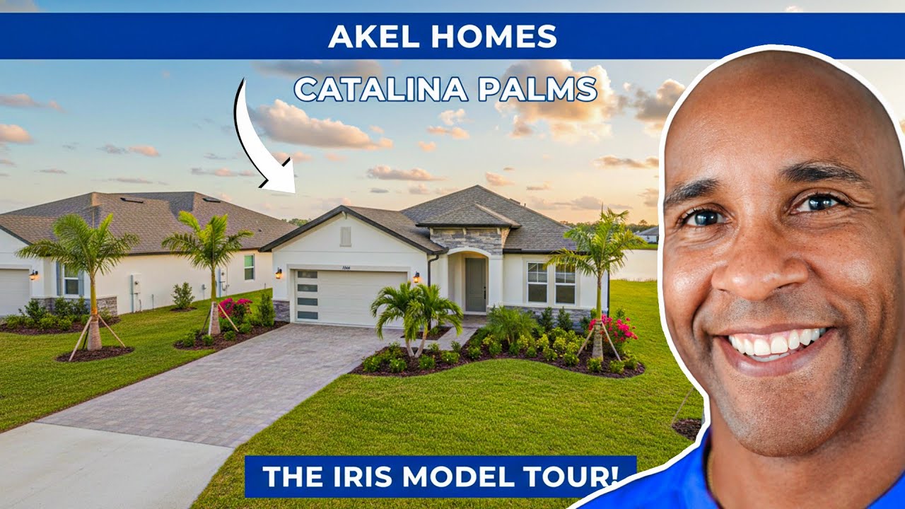NO CDD Fees! Akel Homes Iris Model Tour | Catalina Palms Port Saint Lucie