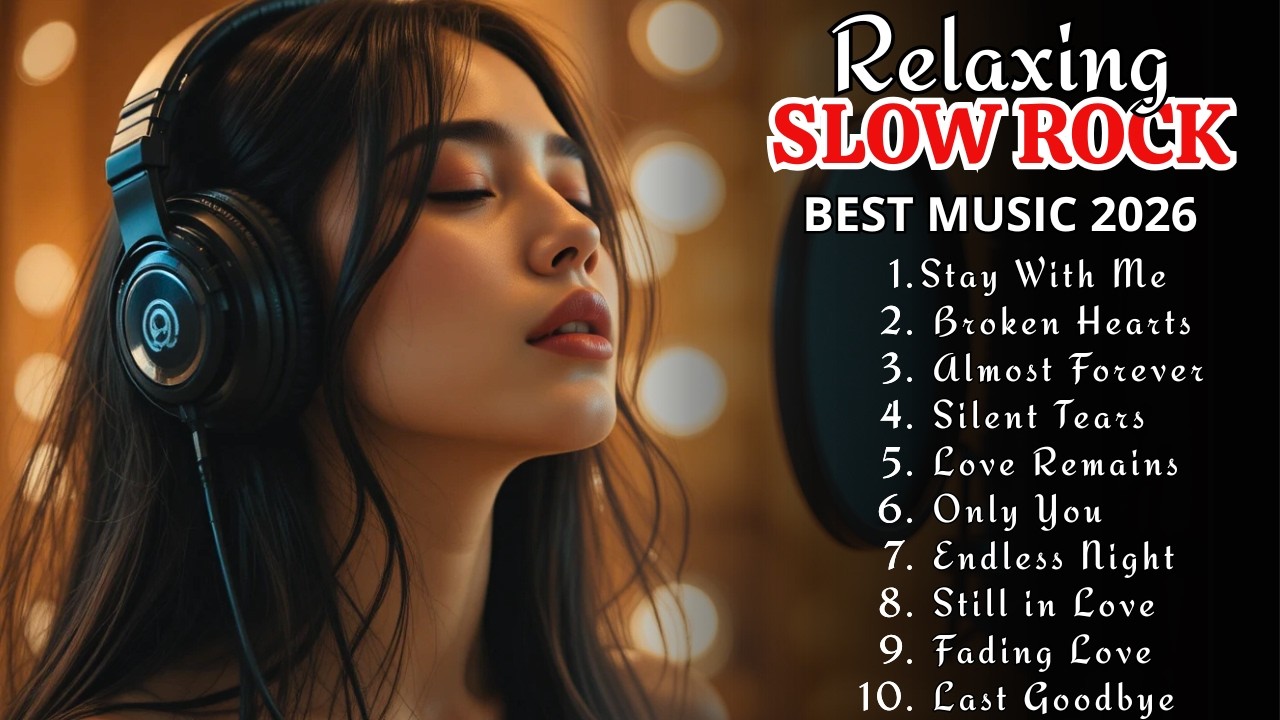 THE BEST OF RELAX Slow Rock Music 2026 🎧Rock | Ballad | Sleep | Emotional |Soft Rock| Work |Enjoy