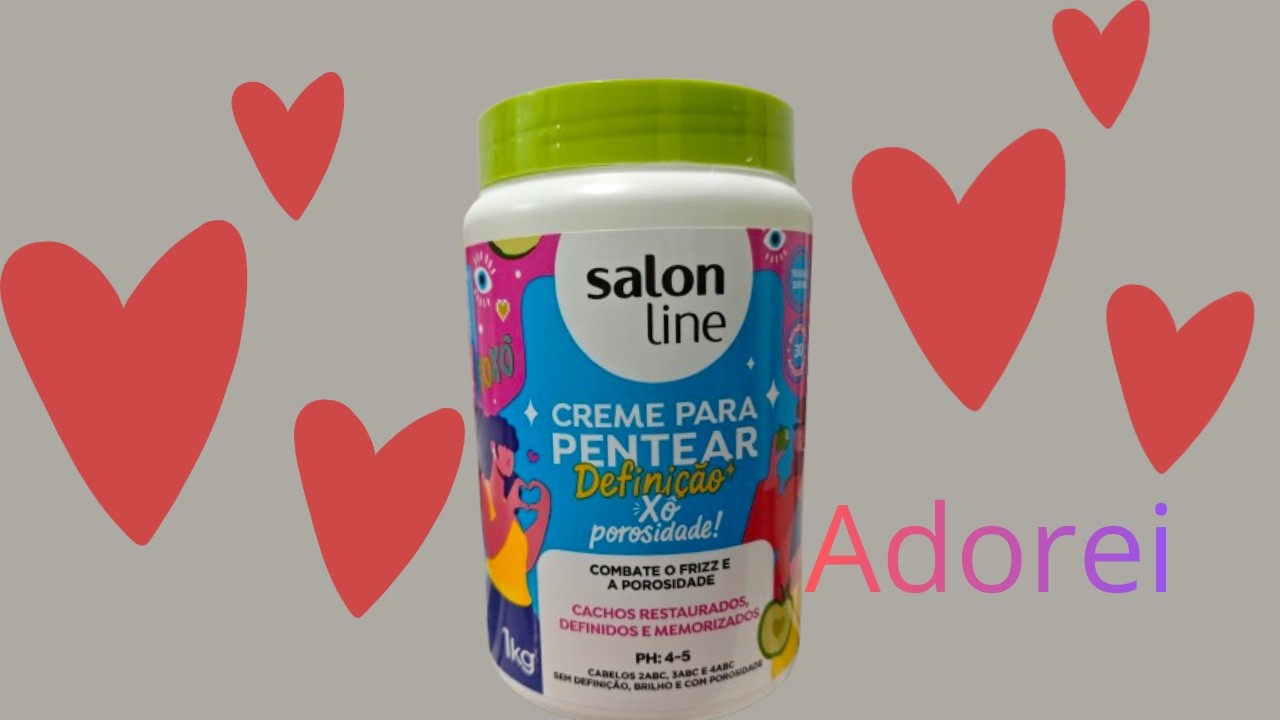 Testei o creme de pentear da Salon Line Definição Xô Porosidade