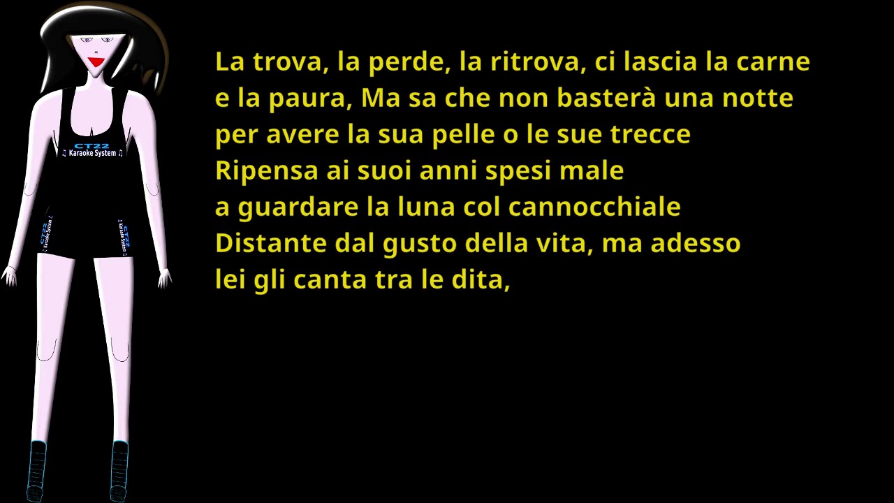 Pierangelo Bertoli - Caccia alla Volpe KARAOKE GUITAR REQUEST