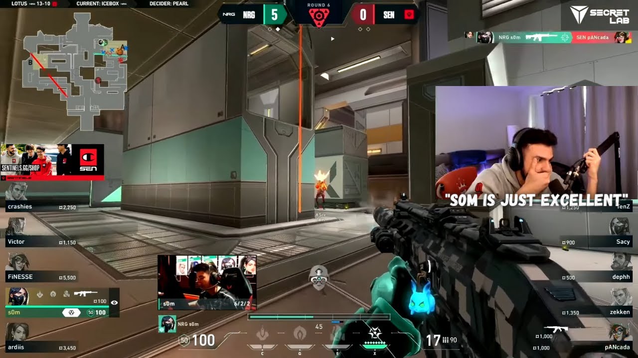 SEN Tarik React to NRG S0m GENIUS CLUTCH against Sacy & pANcada