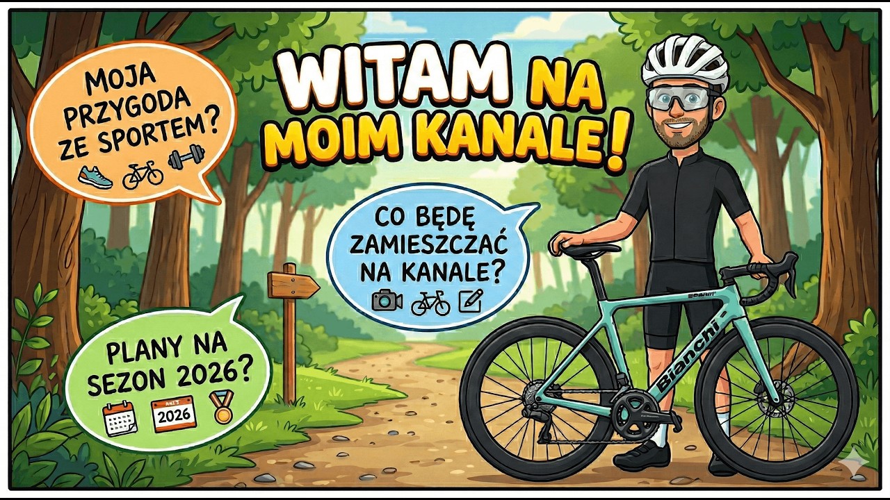 WITAJ NA MOIM KANALE YT! 🚴‍♂️ Moja pasja do sportu i cele na 2026