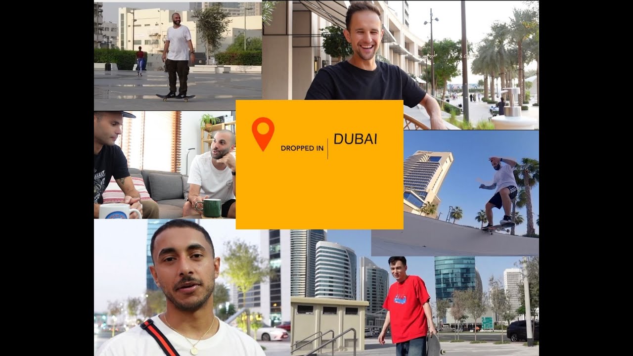 Dropped in Dubai part 1. Alex Mizurov, Karim Nassar and Habibi skateshop