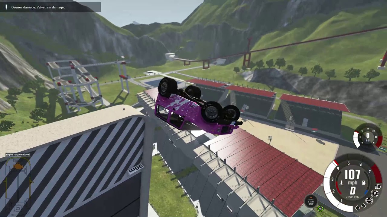 BeamNG.drive | Epic High Jump Crashes - Slow Mo Crash 8 ||| Crazy Driver