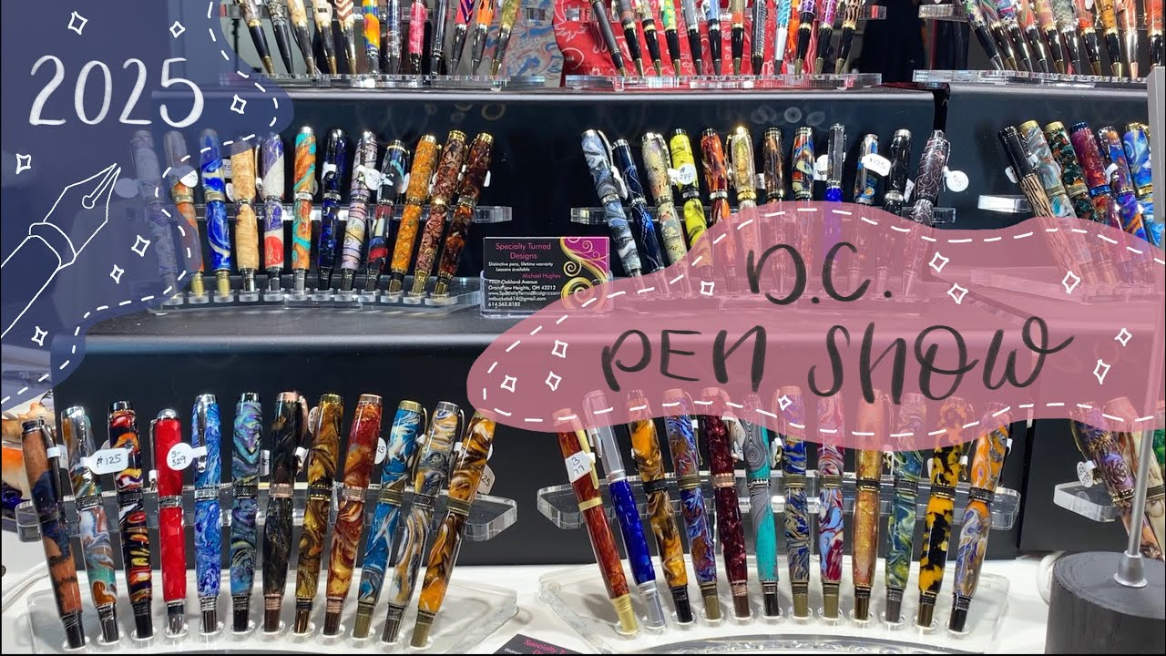 2025 DC Fountain Pen Supershow | My First Pen Show + Haul!