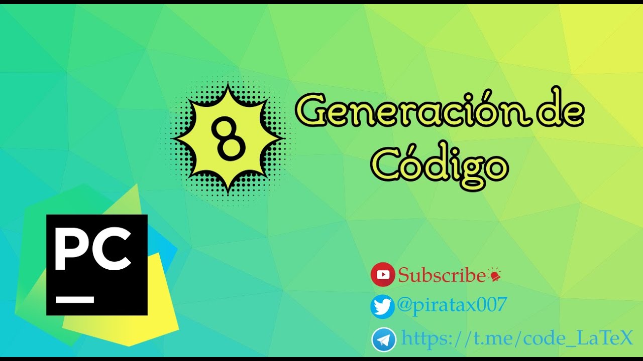 Tuturial: 8-9 Curso de PyCharm - Generadores de código / Refactor