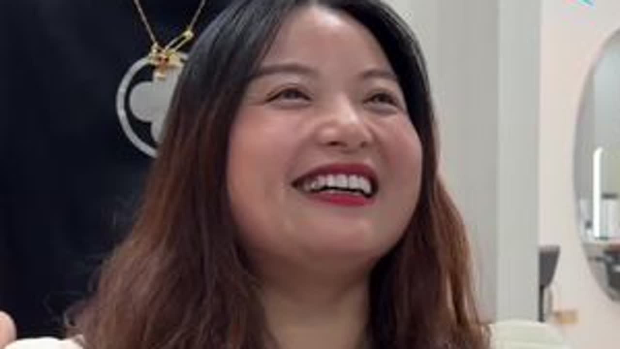 素人改造早上6:00多从上海出发开车过来，让我换个头 #根据脸型设计发型 #素人改造前后 #女性智慧 #减龄发型