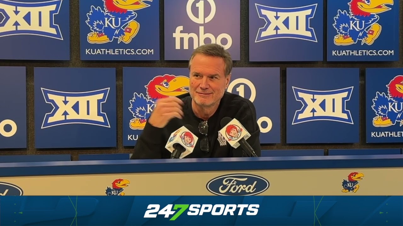 Bill Self previews BYU and AJ Dybantsa, looks back to Kansas State