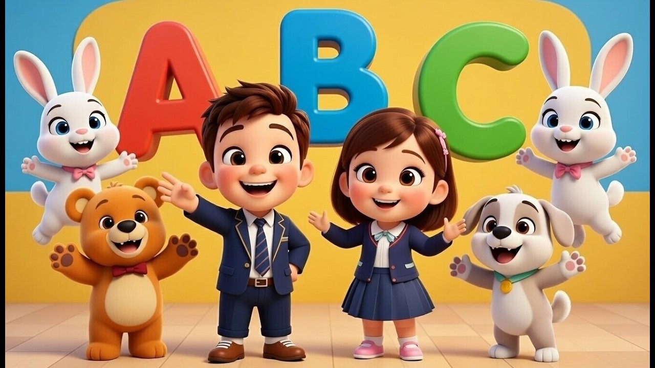 Alphabet Song for Kids | Learn ABC with Bunny Rim 🐰 | Fun & Easy A-Z