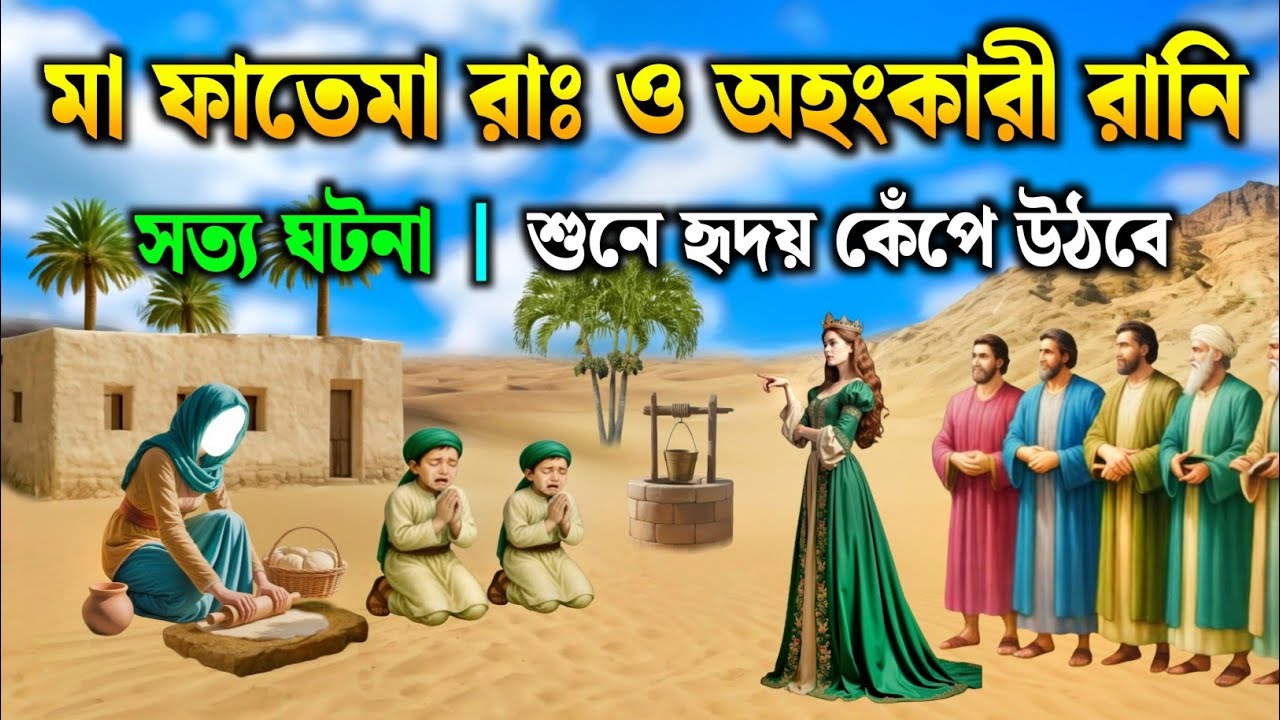 মা ফাতেমা রাঃ এর জীবনী ও তাঁর দোয়ার কারামত | ফাতেমার দোয়ায় বোনের বাঘ পোষ মানলো | ইসলামীক কাহিনী |
