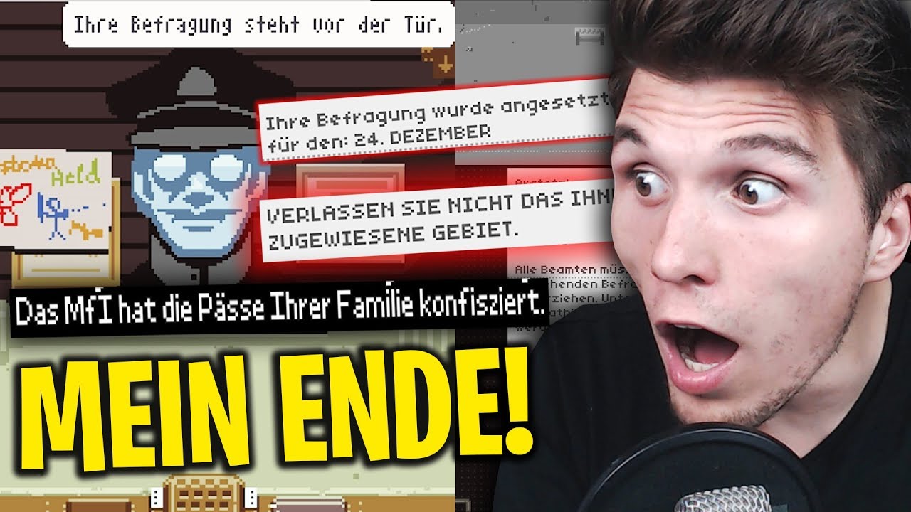 Diese Befragung werde ich NICHT ÜBERLEBEN! | Grenzposten Simulator (Papers Please)