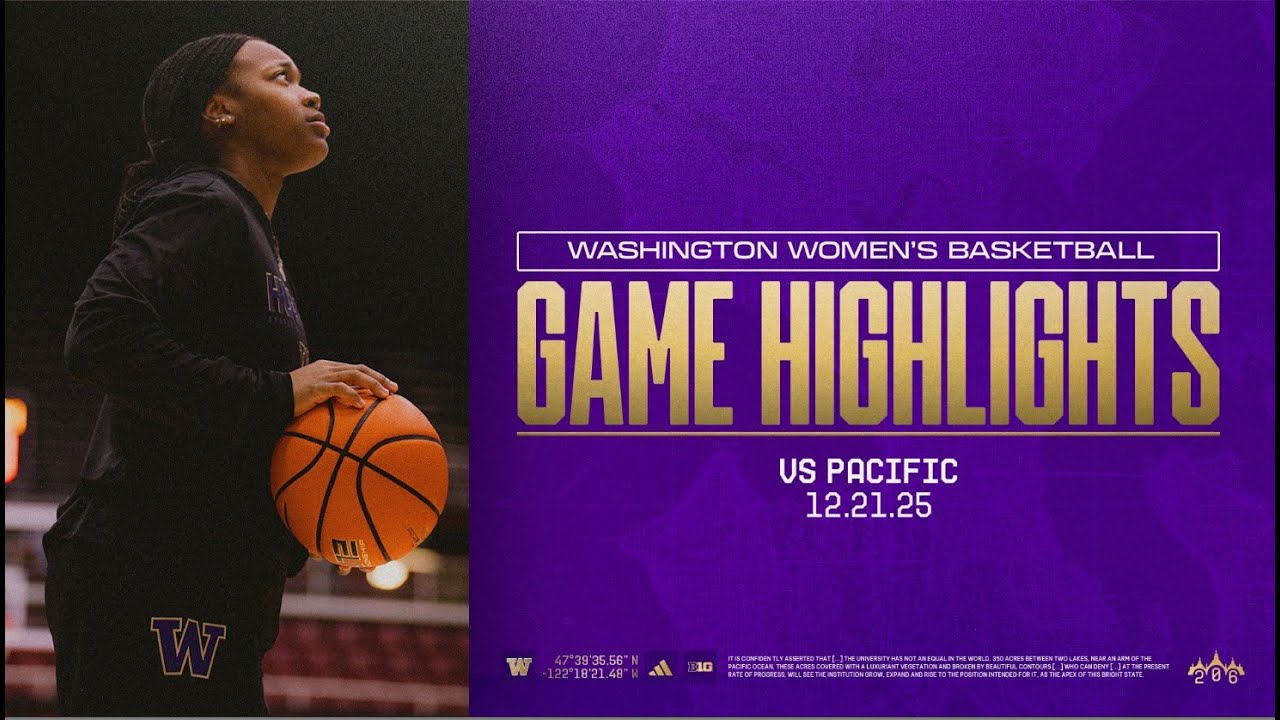 Washington 90, Pacific 50 | Huskies Highlights