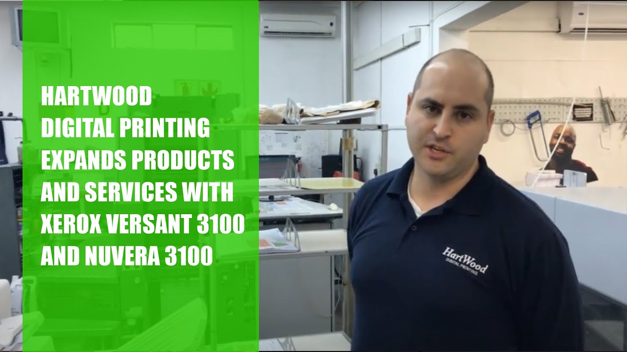 Hartwood Digital Printing Expands Products and Services With Xerox Versant 3100 and Nuvera 3100