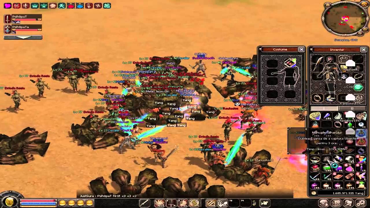 Metin2 Ro Scorpius Psih0paT LvL 55-75