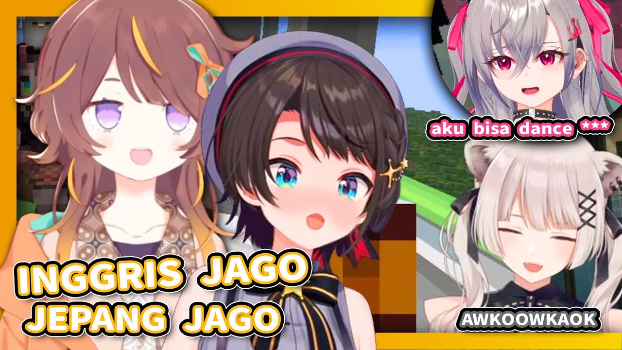 Subaru kelepek kelepek pas Keris pamer skill, Riona dan Botan ga mau kalah【HoloID Clip】📎