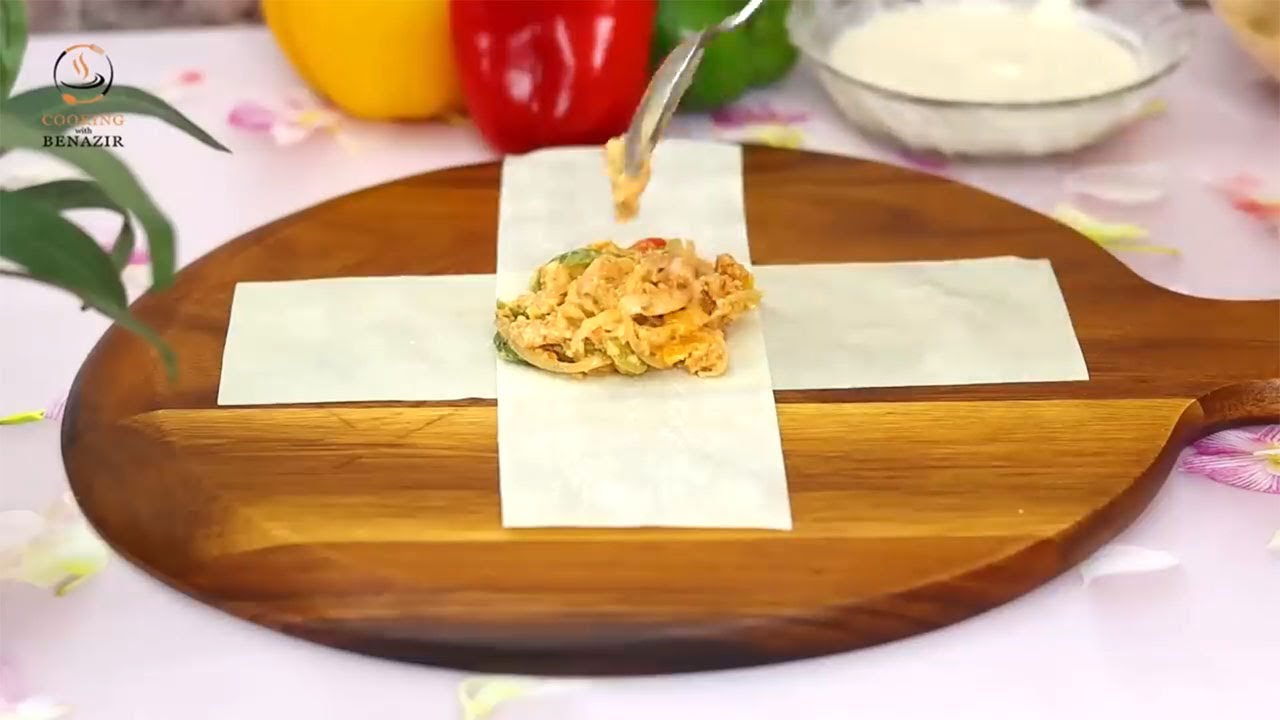 Freeze and store | Russian fingers and fajita parcel by Cooking with Benazir