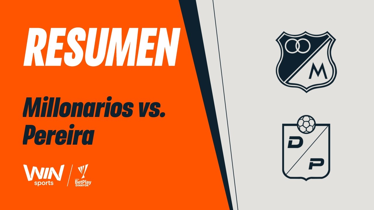 Millonarios vs. Pereira (resumen y goles) | Liga BetPlay Dimayor 2026-1 | Fecha 9