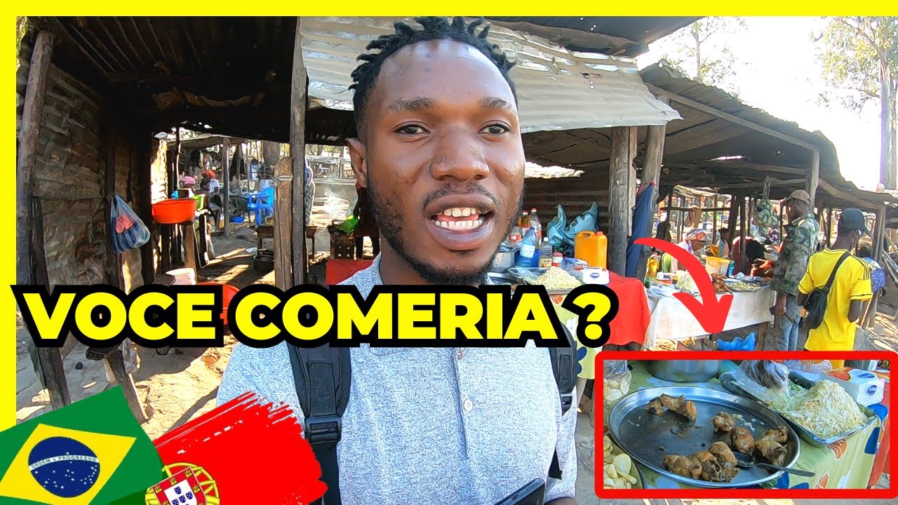 COMO É A COMIDA DE RUA DE ANGOLA, CIDADE DO HUAMBO " CAFRAIA "