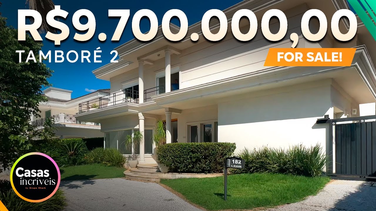 CASA À VENDA NO TAMBORÉ 2 | R$ 9.700.000,00 | ALPHAVILLE