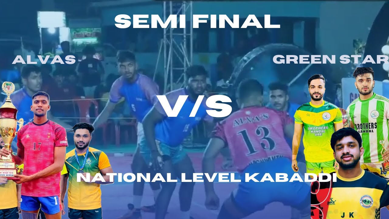 ALVAS KARNATAKA V/S GREEN STAR  KERALA | SEMI FINAL | FULL HD | LIVE MANAGED BY @rgblivemedia |