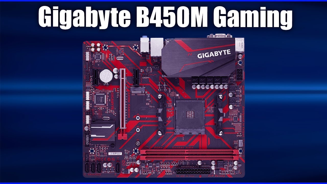 Материнская плата Gigabyte B450M Gaming