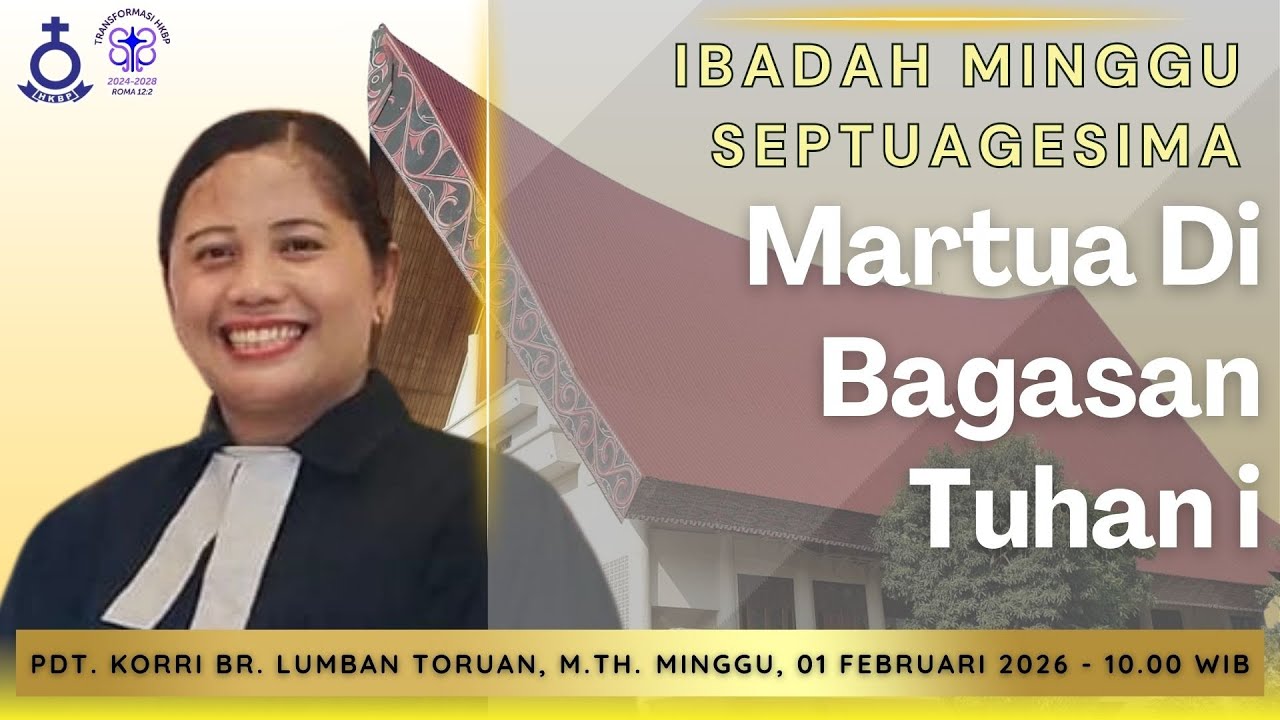 [LIVE/REPLAY] IBADAH MINGGU SEPTUAGESIMA | 01 FEBRUARI 2026 | PUKUL 10.00 WIB