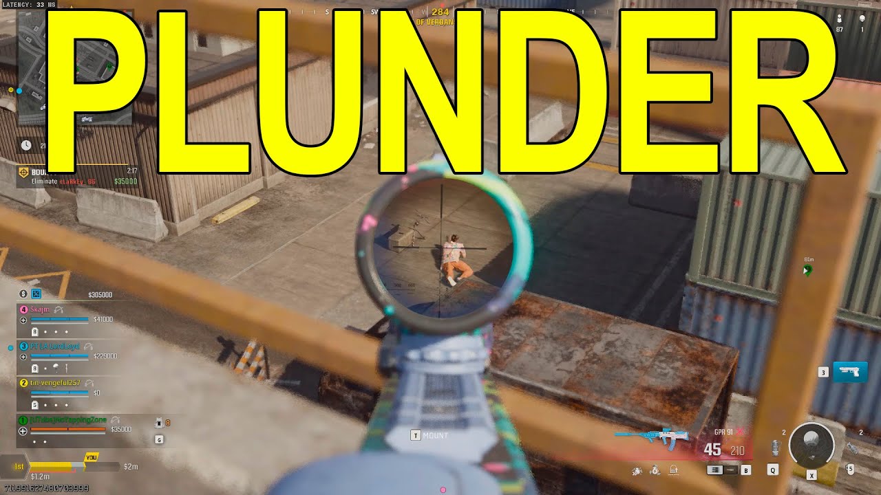 Cod WARZONE Plunder WIN with random squad (NO COMM)