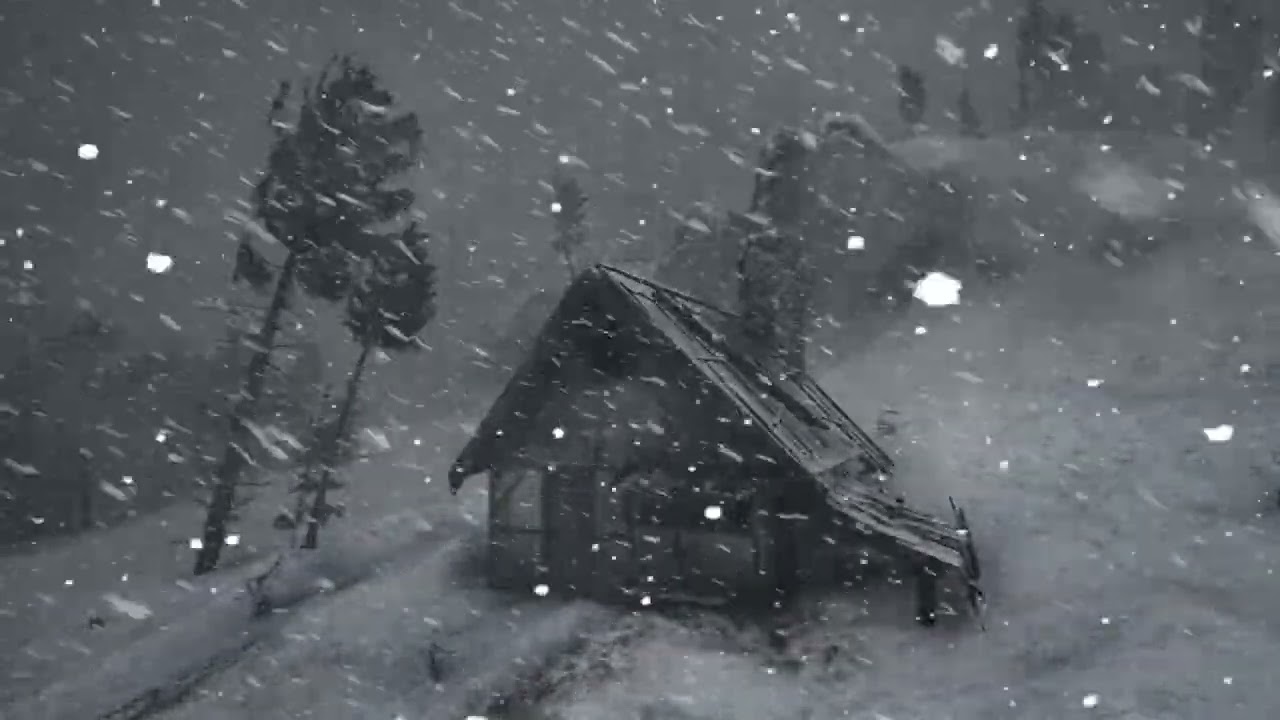 BRUTAL ARCTIC WINTER at Night with EXTREME COLD & Snowstorms for Sleeping | White Noise for Insomnia