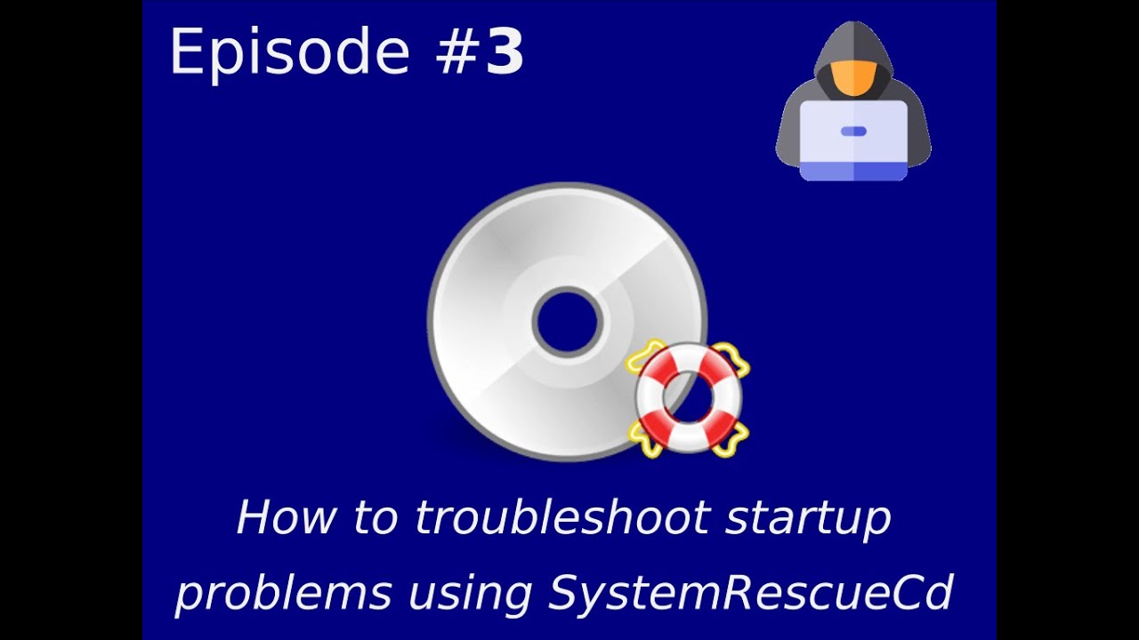 How to troubleshoot startup problems using SystemRescueCd (Grub, Memtest86+, DBAN) Linux