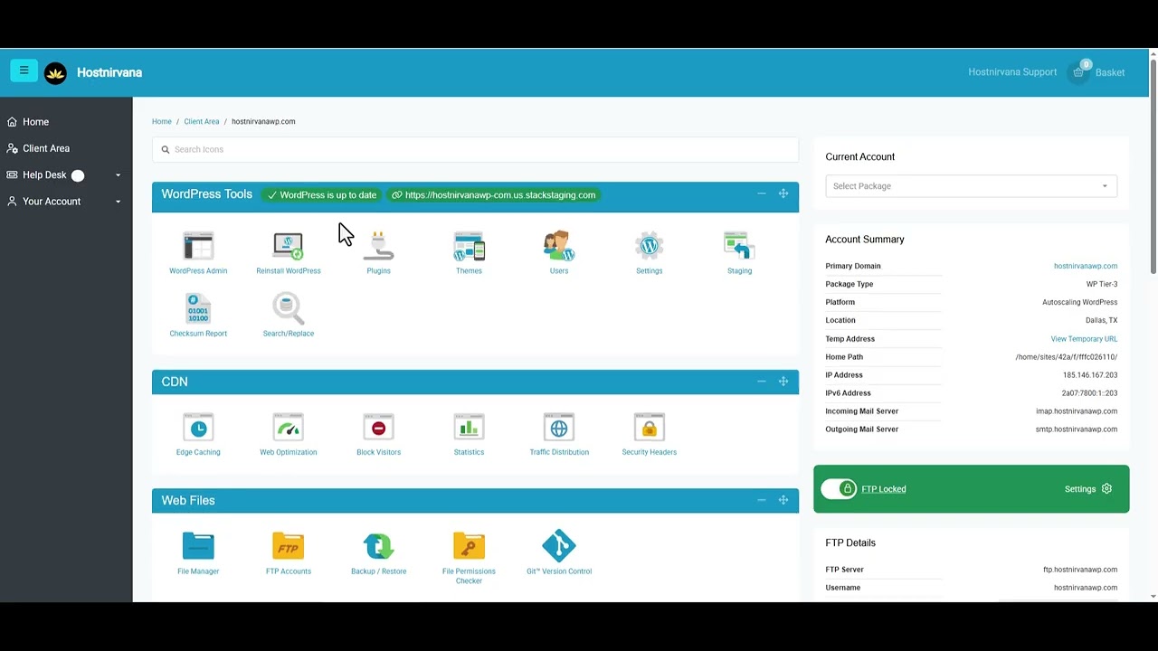 Hostnirvana Wordpress Hosting Overview